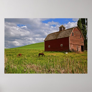 Poster Une balade dans le pays agricole de Palouse 3
