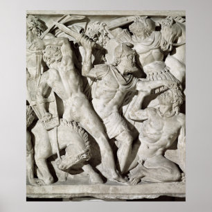 Poster Une bataille entre Romains et Galates