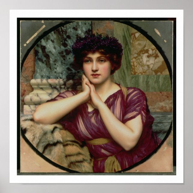 Poster Une beauté classique, 1901 (huile sur toile) (Devant)