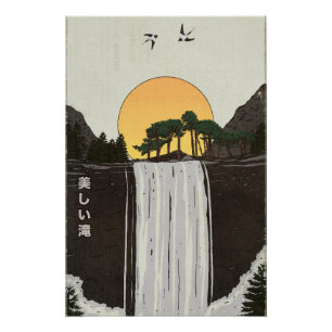 Poster Une belle cascade