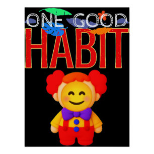 Poster Une Bonne Habitude