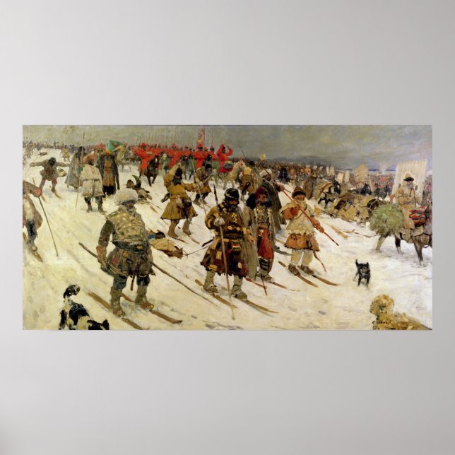 Poster Une campagne militaire en Russie (Devant)