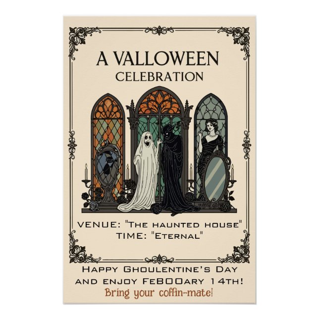 Poster Une Célébration de Valloween (Devant)