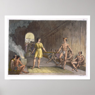 Poster Une cérémonie de mariage indienne canadienne, de