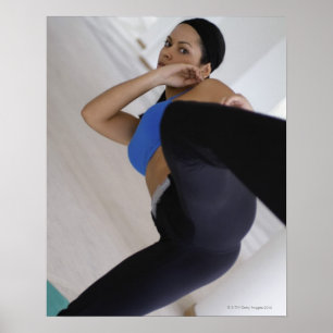 Poster Une femme dans les arts martiaux