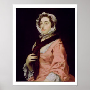 Poster Une femme inconnue, appelée Peg Woffington (huile 