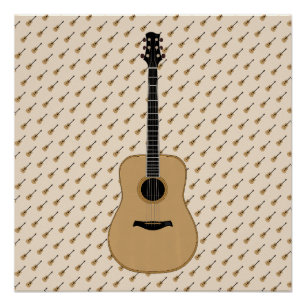 Poster Une jolie guitare