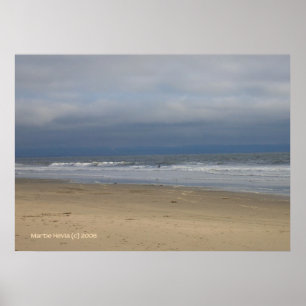 Poster Une journée tranquille à la plage