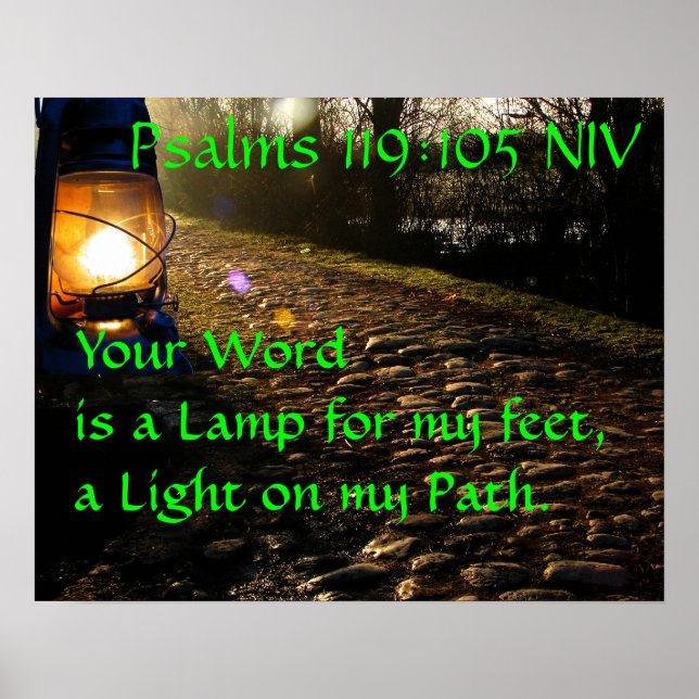 Poster une lampe pour nos pieds (Devant)