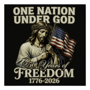 Poster Une nation sous Dieu 250 ans de bénédictions