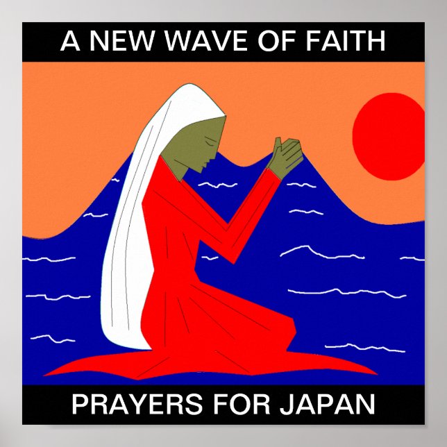 POSTER UNE NOUVELLE VAGUE DE PRIÈRES DE FOI POUR LE JAPON (Devant)