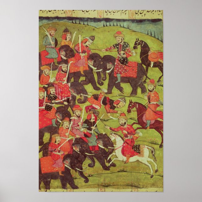 Poster Une scène de bataille (Devant)