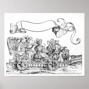 Poster Une scène de la procession triomphale de Maximilie