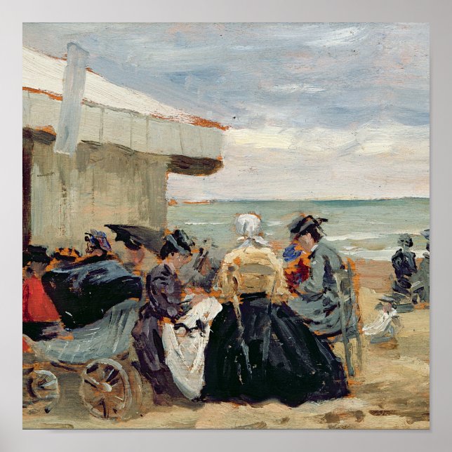 Poster Une Scène De Plage (Devant)