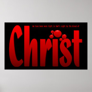 Poster Une seule goutte - Romains 5:9