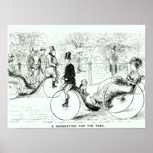 Poster Une suggestion pour le parc', 1879 (Devant)