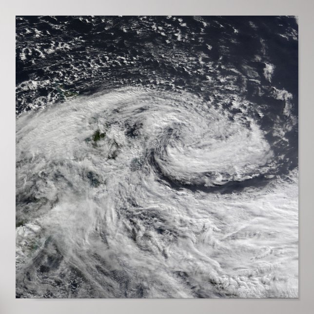 Poster Une tempête au-dessus de la Nouvelle-Zélande (Devant)