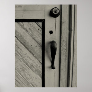 Poster Une vieille porte