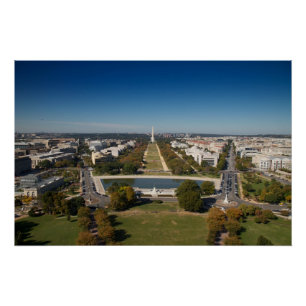 Poster Une vue de paysage de Washington DC
