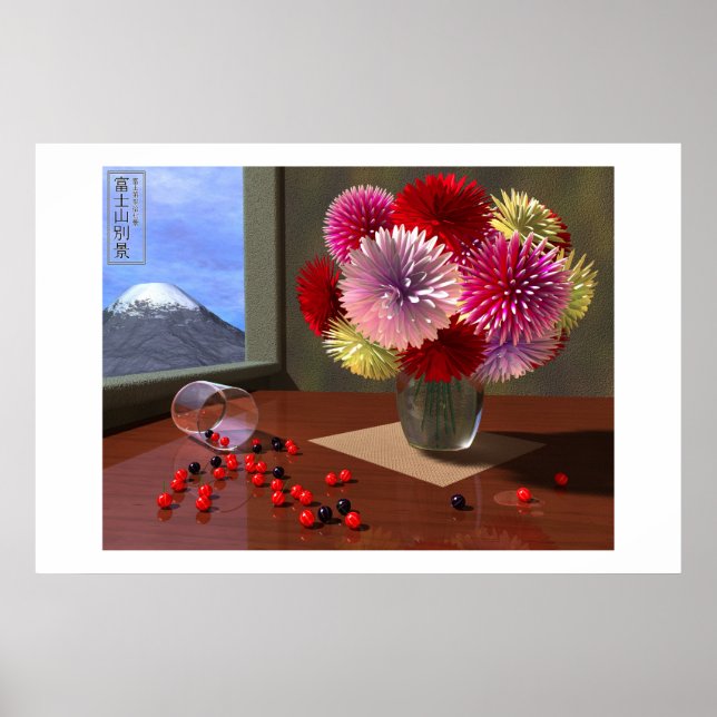 Poster Une Vue De Plus Du Mont Fuji (Devant)