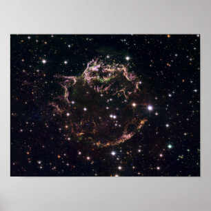 Poster Une vue détaillée au déchiré en lambeaux demeure