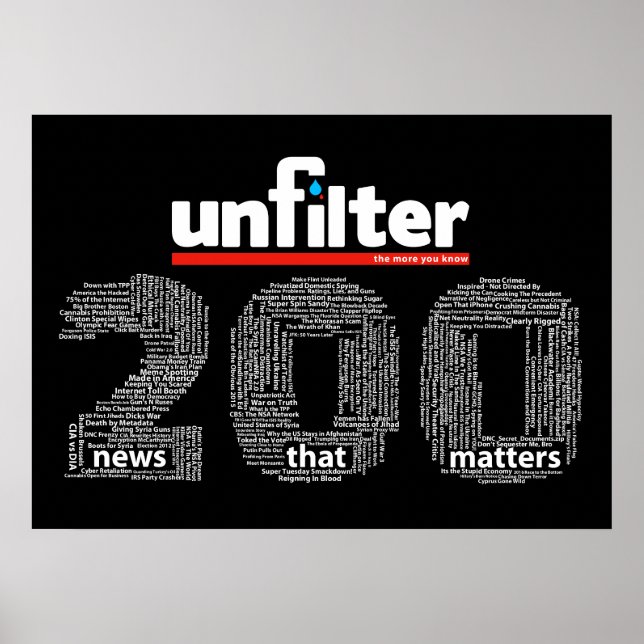 Poster Unfilter 200 (Devant)