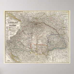 Poster Ungarn, Galizien