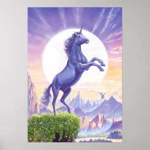 Poster Unicorn Moon