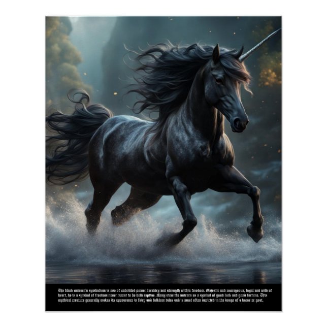 Poster Unicorne (Devant)
