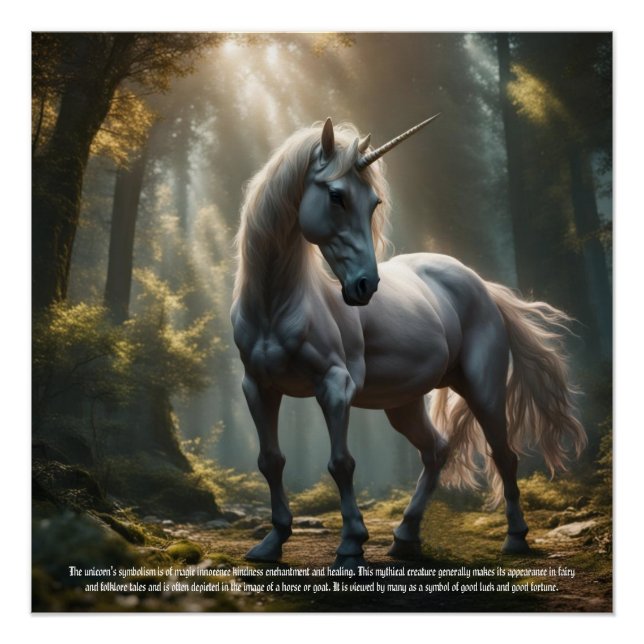 Poster Unicorne (Devant)