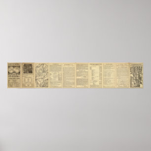 Poster Union et lignes de chemin de fer Pacifiques