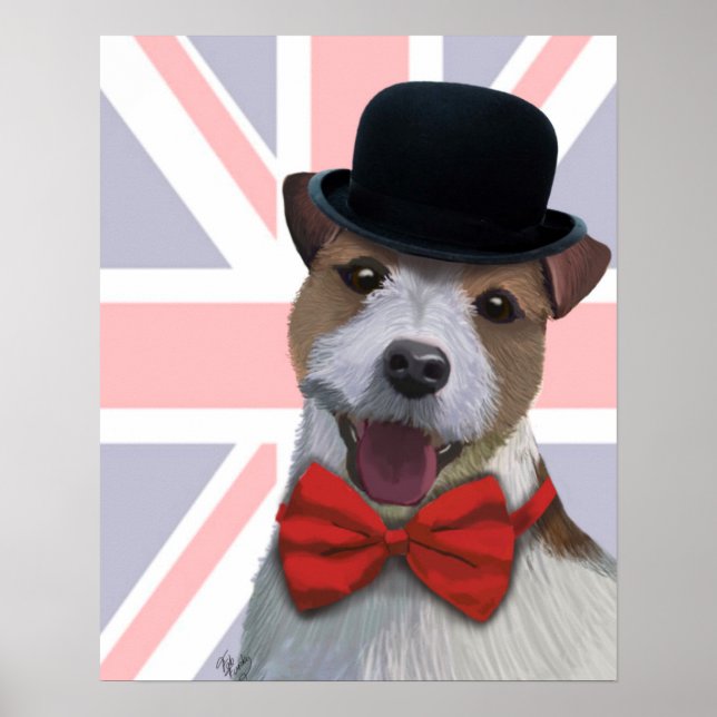 Poster Union Jack Jack Russell (Devant)