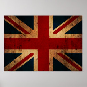 Poster Union Jack vintage