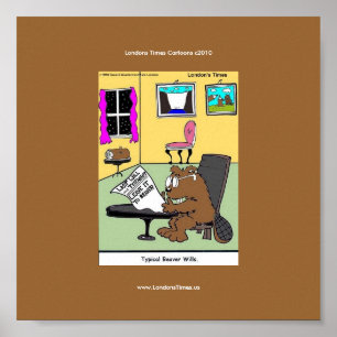 Poster unique et drôle de volonté typique de casto