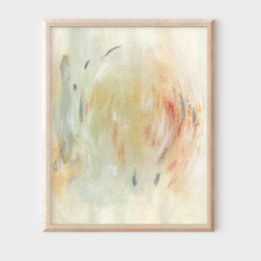 Poster unique moderne minimaliste art abstrait