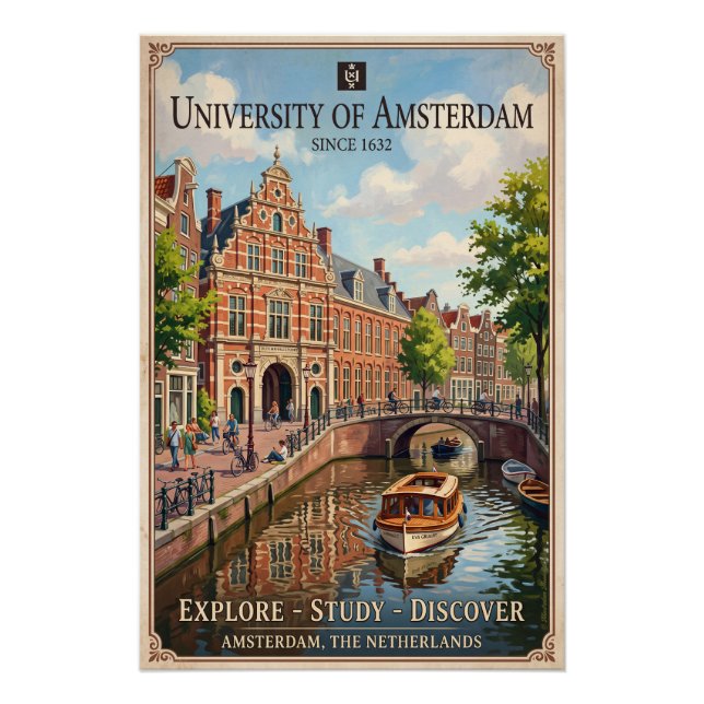 Poster Université d'Amsterdam  (Devant)