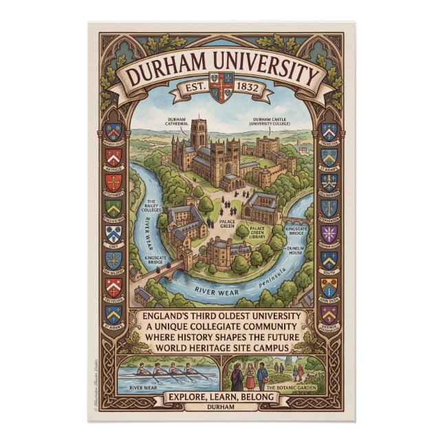 Poster Université de Durham  (Devant)