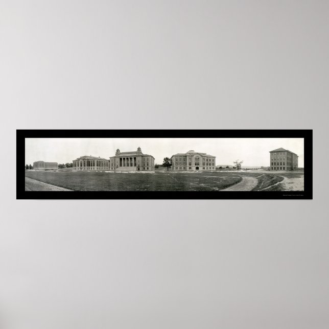 Poster Université de Syracuse Photo 1908 (Devant)