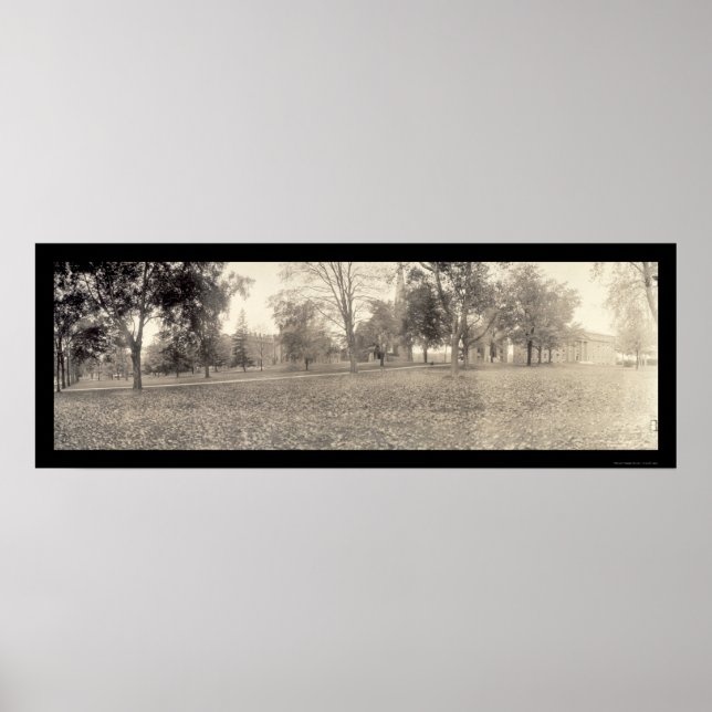 Poster Université de Wesleyan Photo CT 1909 (Devant)