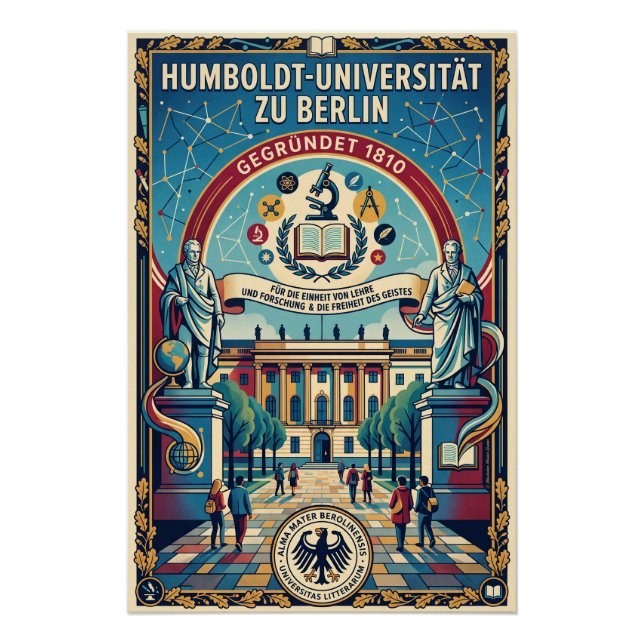 Poster Université Humboldt de Berlin  (Devant)