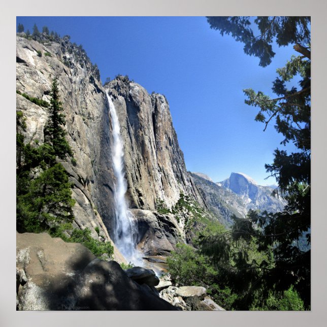 Poster Upper Yosemite Falls - Yosemite (Devant)