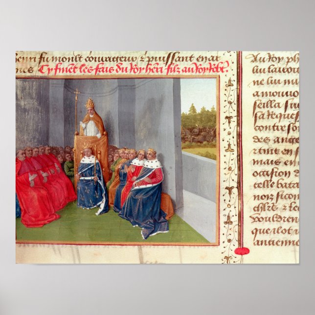 Poster Urban II prêcher la croisade à Clermont (Devant)