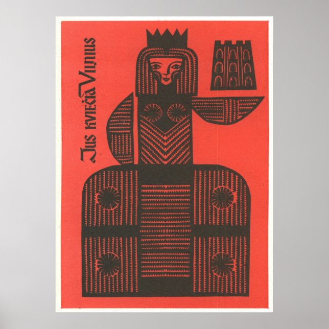 Poster URSS CCCP Guerre froide Union soviétique Propagati (Devant)