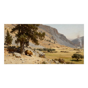 Poster Ursus arctos crowtheri – L'Ours de l'Atlas