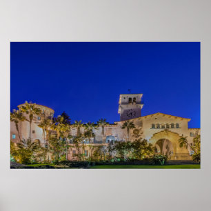 Poster USA, Californie, Père Noël Barbara