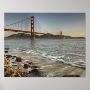 Poster USA, Californie, San Francisco. Vue pittoresque