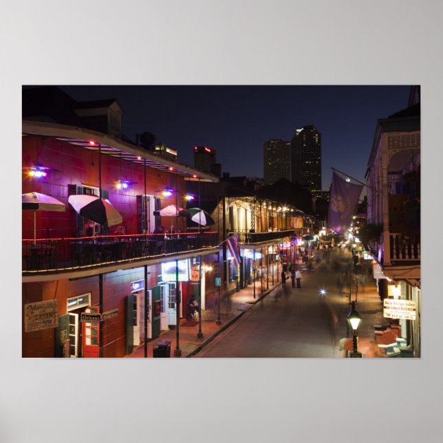 Poster USA, Louisiana, New Orleans. French Quarter, (Devant)