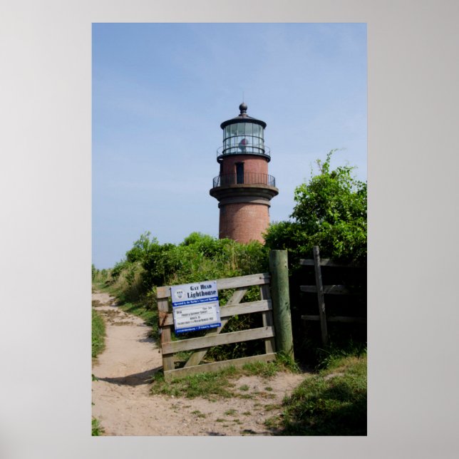 Poster USA, Massachusetts, Martha's Vineyard, Aquinnah. (Devant)