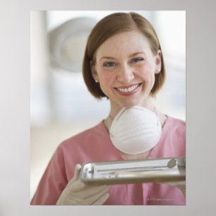 Poster USA, New Jersey, Jersey City, assistante dentaire