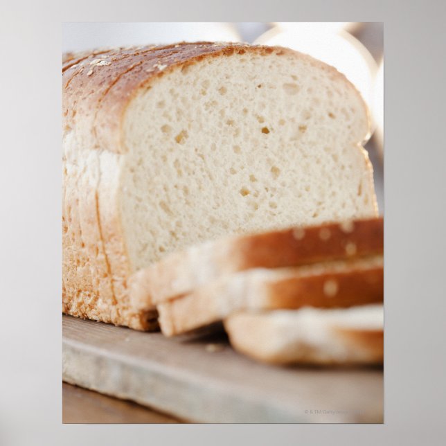 Poster USA, New Jersey, Jersey City, Pain coupé (Devant)